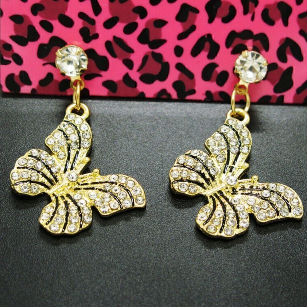 NWT BJ Butterfly Earrings 